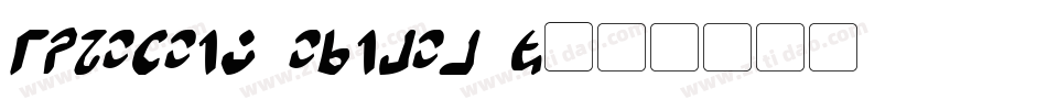 Ophidian Italic 3字体转换